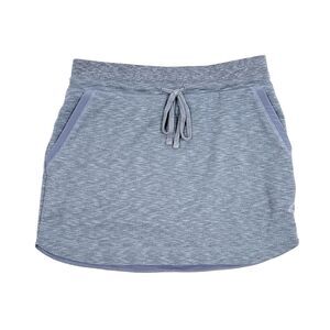 Athleta Techie Terry‎ Skirt Size Small Heather Blue Athleisure Mini Stretch